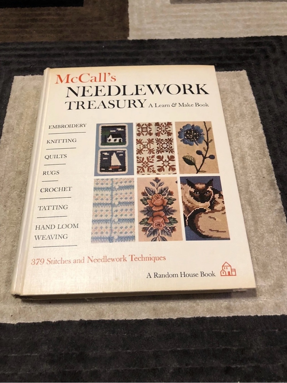 1964 McCall’s Needlework Treasury A Learn & Make Book Hardcover Random House